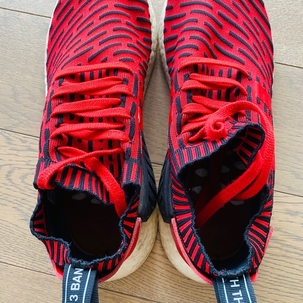 Adidas NMD R2 PK, Red, Men’s Size 10